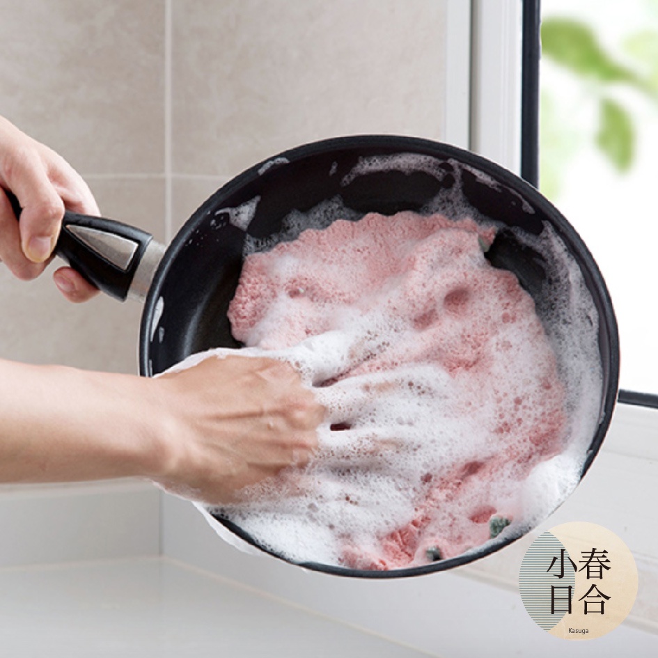 多功能抹布。四色隨機出貨。單條。乾濕兩用。洗碗巾。家務。清潔打掃。【小春日合x材料坊】:圖片 5