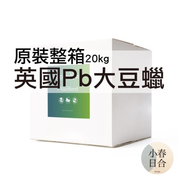 【新到貨】英國Ecosoya Pb蠟。Pillar Blend。原裝箱。20公斤。柱狀蠟。【小春日合x材料坊】